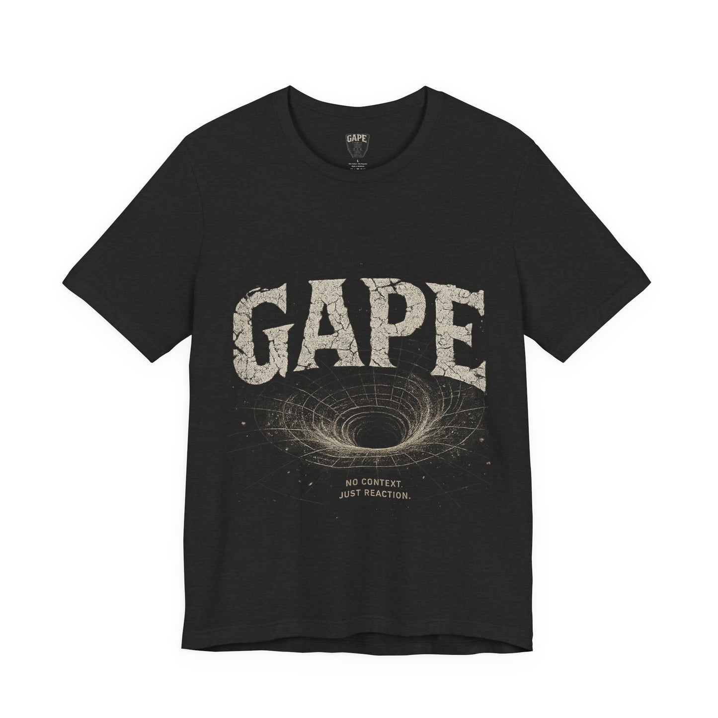 GAPE Black Hole Graphic Tee — Space Vortex Science Fiction T‑Shirt