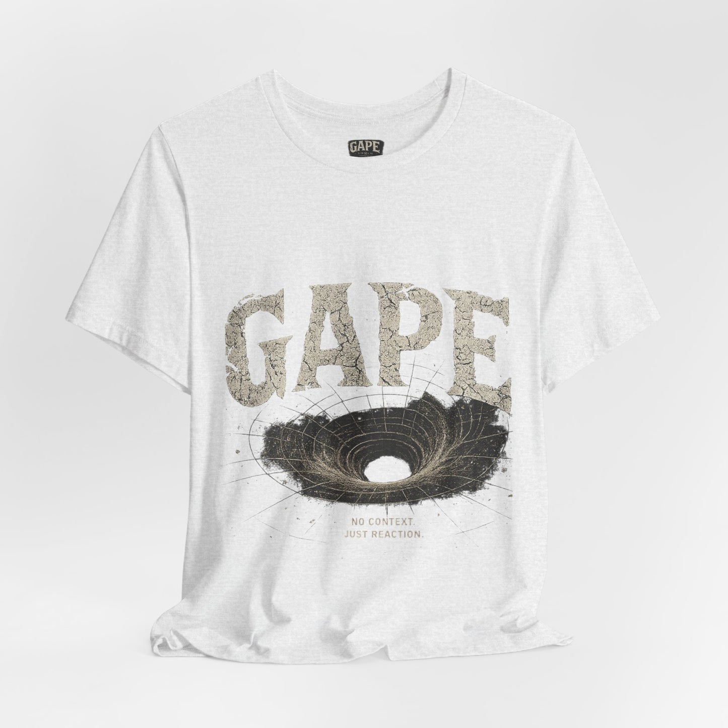 GAPE Black Hole Graphic Tee — Space Vortex Science Fiction T‑Shirt