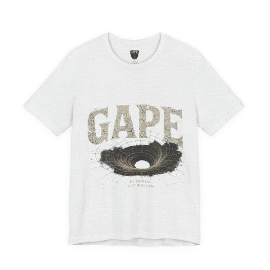 GAPE Black Hole Graphic Tee — Space Vortex Science Fiction T‑Shirt