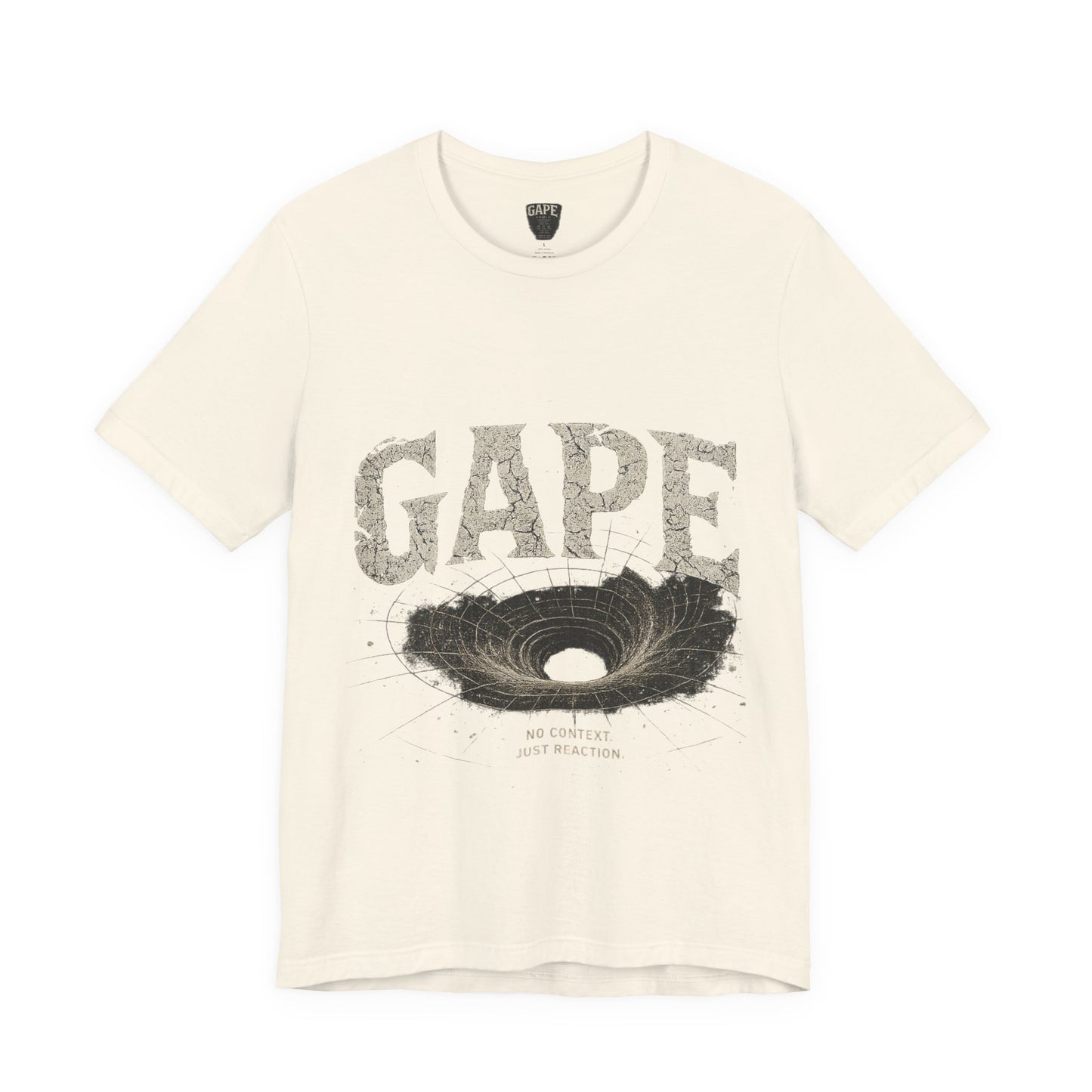 GAPE Black Hole Graphic Tee — Space Vortex Science Fiction T‑Shirt