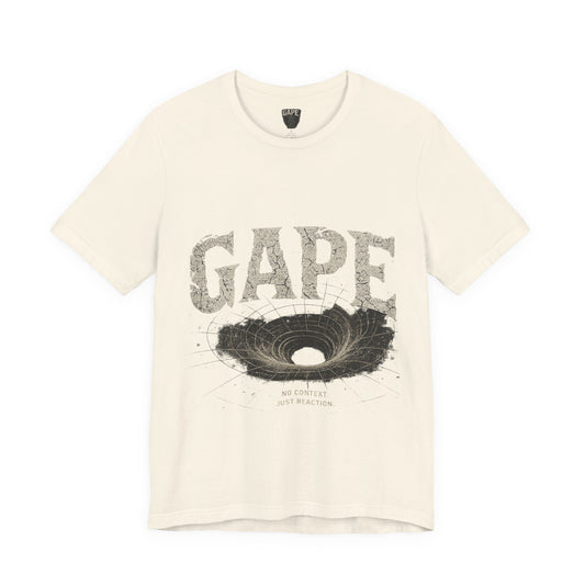 GAPE Black Hole Graphic Tee — Space Vortex Science Fiction T‑Shirt