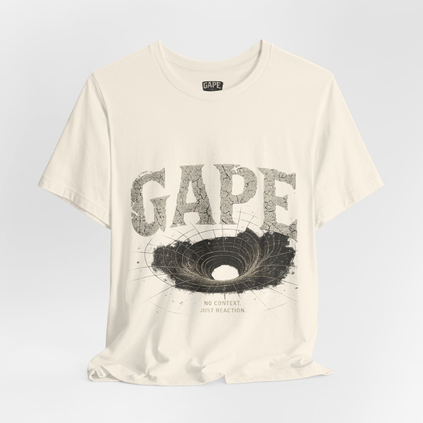 GAPE Black Hole Graphic Tee — Space Vortex Science Fiction T‑Shirt